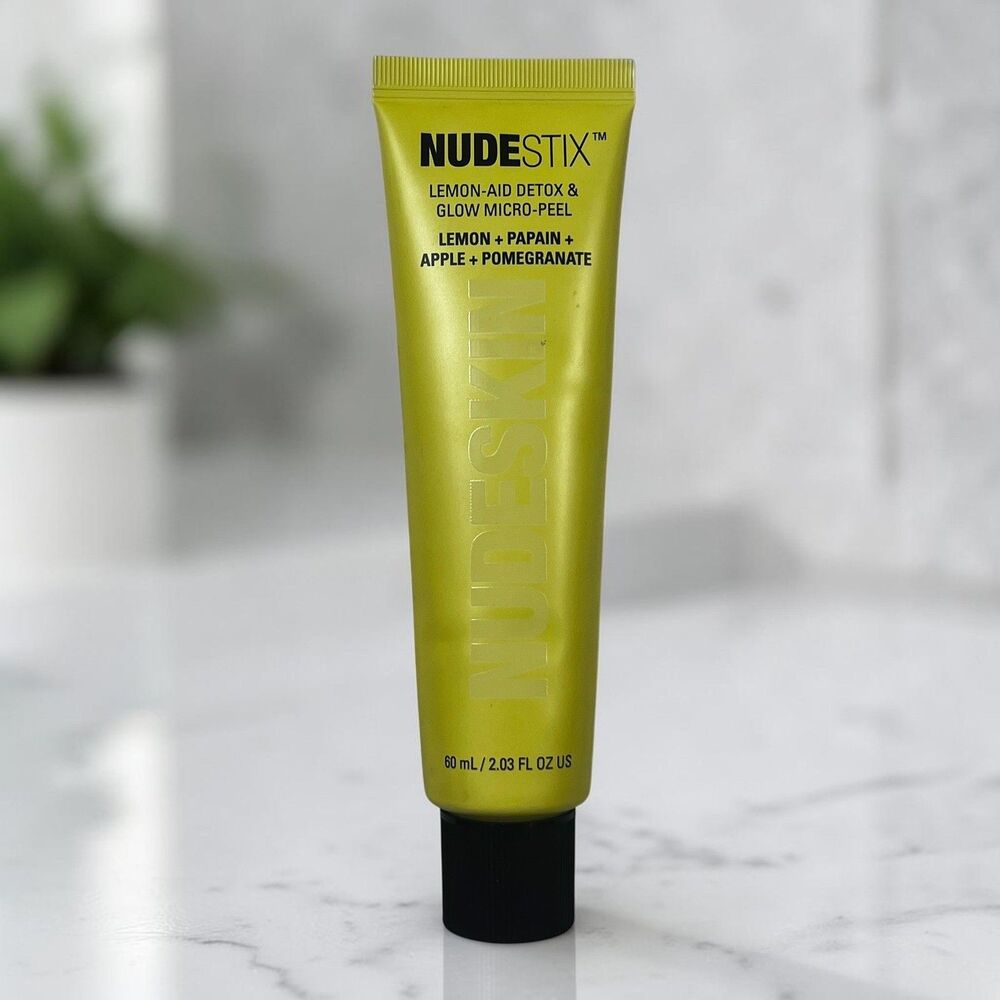 Nudestix Nudeskin Lemon-Aid Detox & Glow Micro-Peel 60mL 2.03oz New Sealed